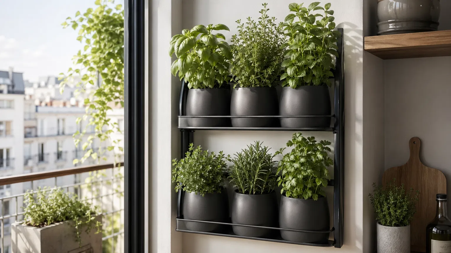 Horta em Apartamento Pequeno